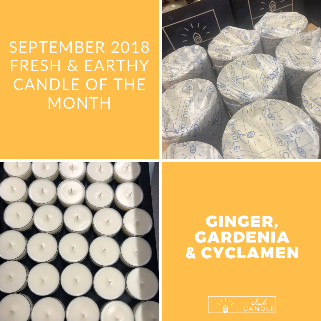 Candle of the Month – Ginger, Gardenia & Cyclamen