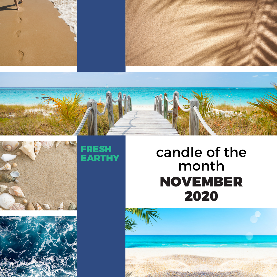 Candle of the Month – Sandy Beach