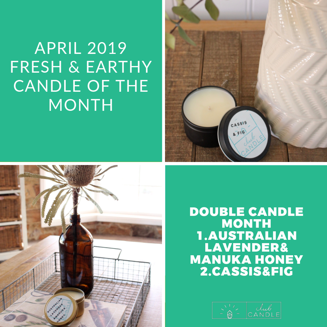 Candle of the Month – Australian Lavender and Manuka Honey Club Candle