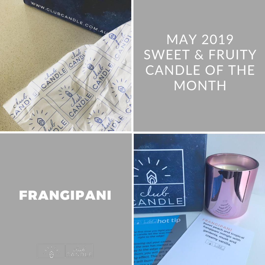 Candle of the Month – Frangipani Club Candle