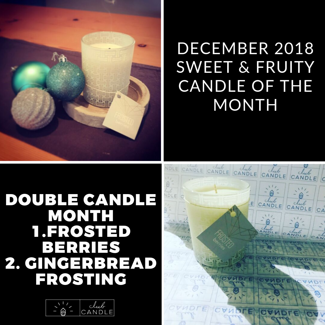 Candle of the Month – Frosted Berries and Gingerbread Frosting