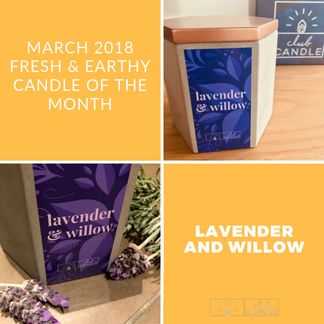 Candle of the Month – Lavender and Willow