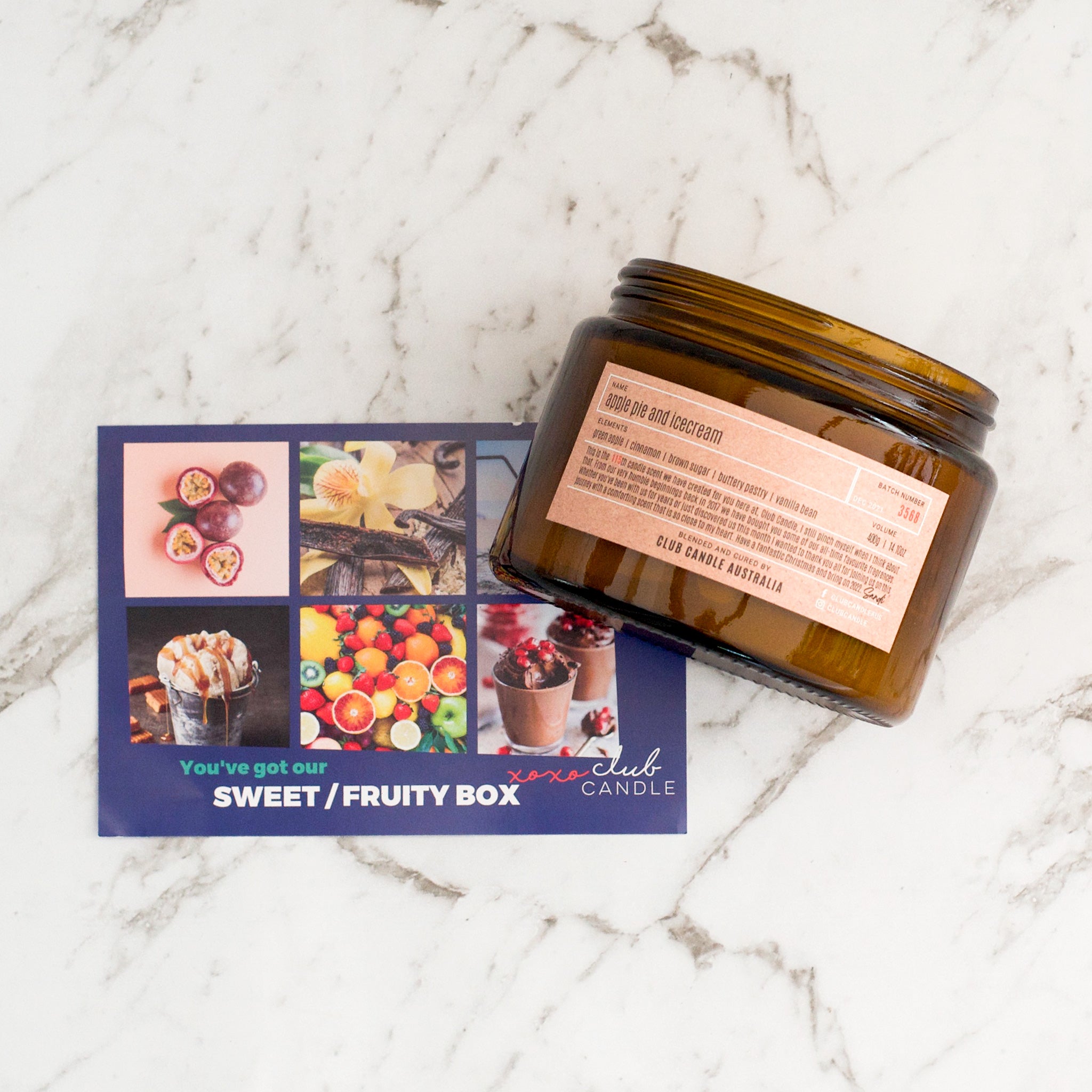 Candle of the Month - Apple Pie & Icecream