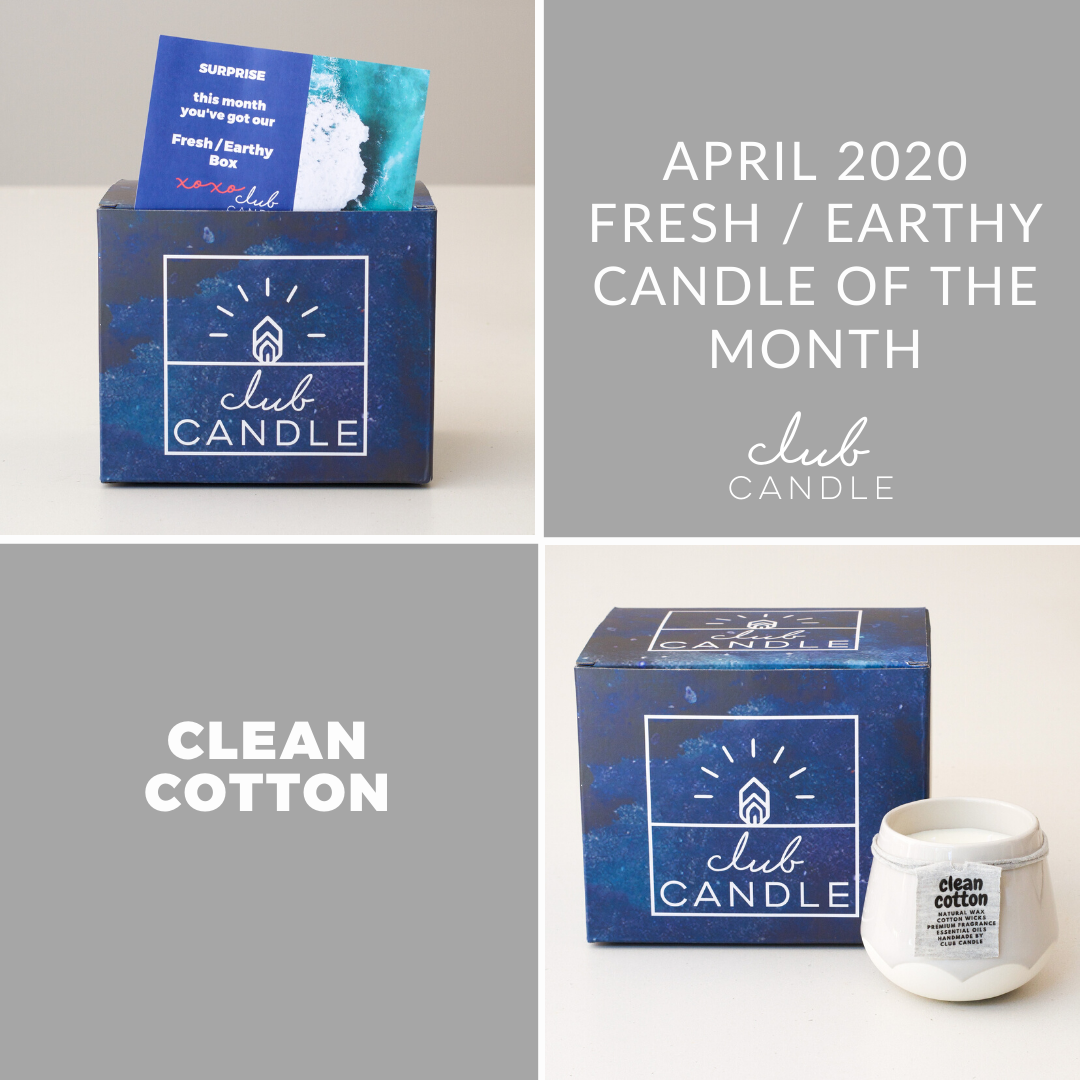 Candle of the Month – Clean Cotton