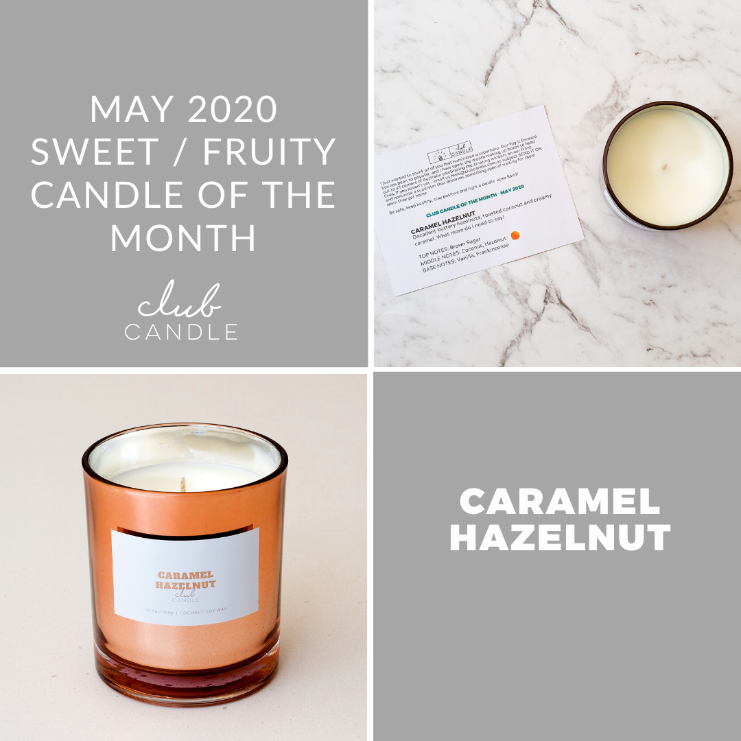 Candle of the Month – Caramel Hazelnut