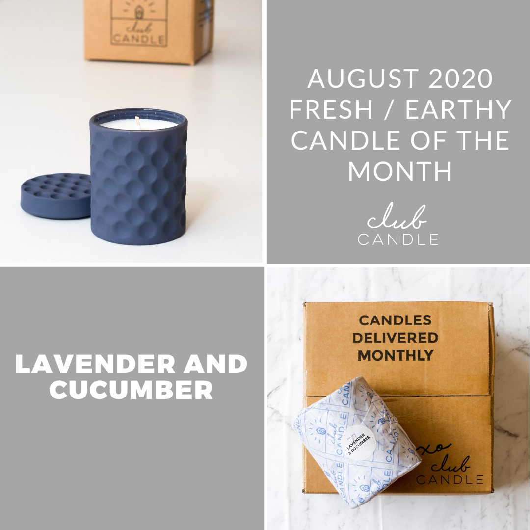 Candle of the Month – Lavender and Cucumber