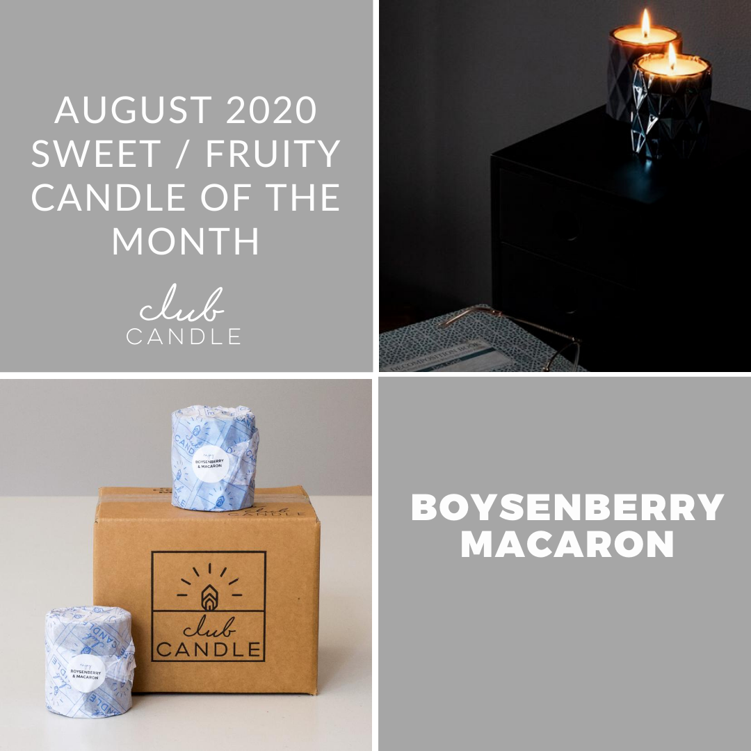 Candle of the Month – Boysenberry and Macaron