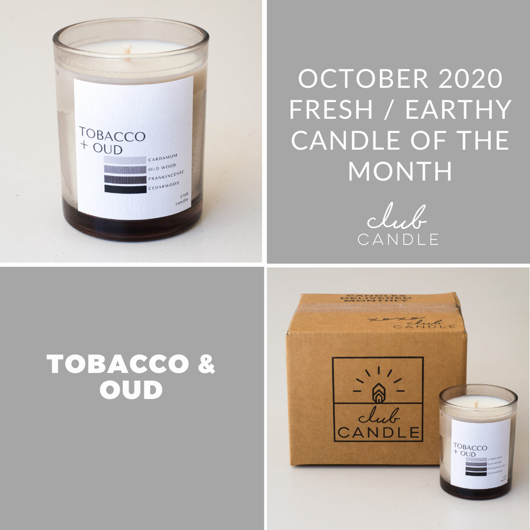 Candle of the Month – Tobacco + Oud