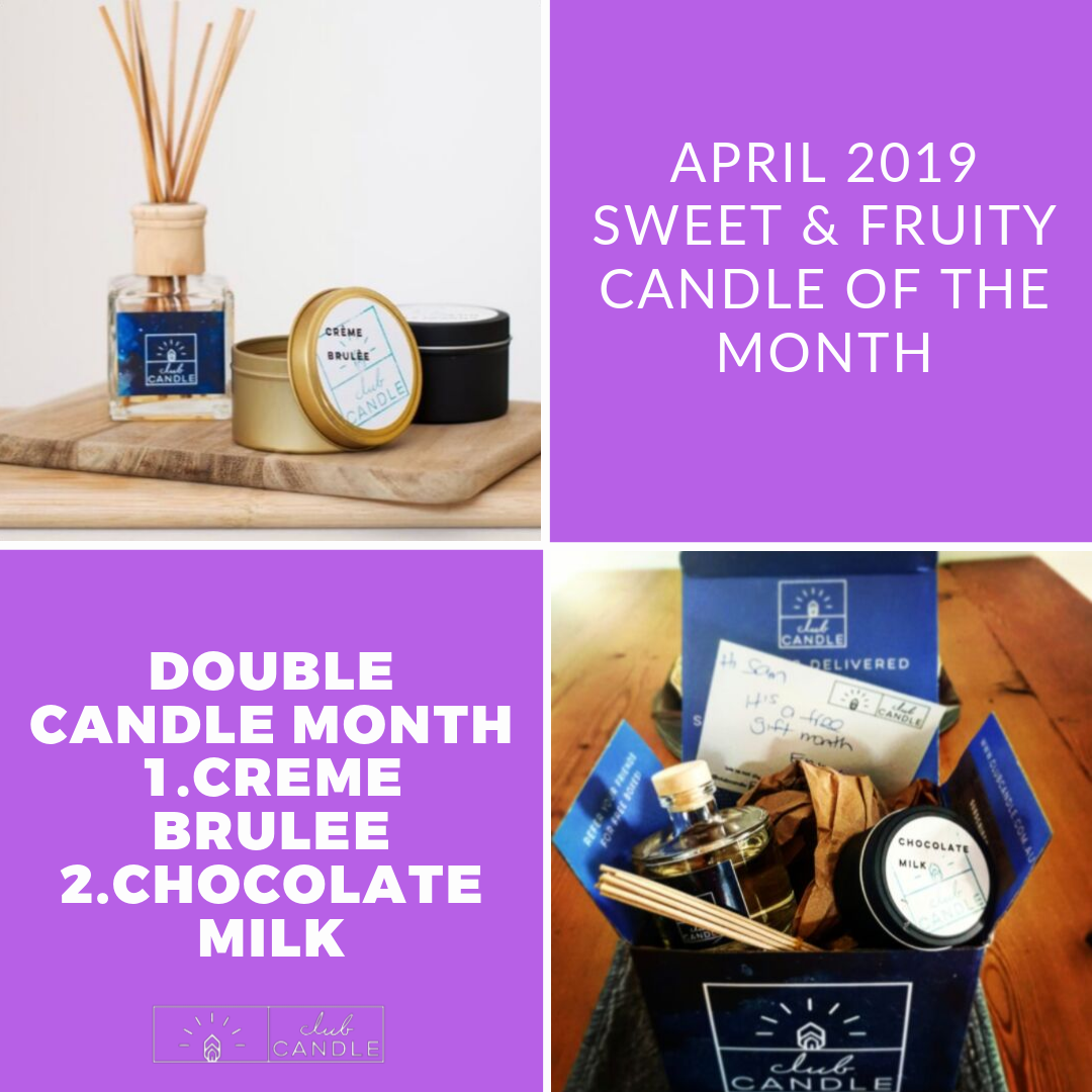 Candle of the Month – Choc Milk and Creme Brulee