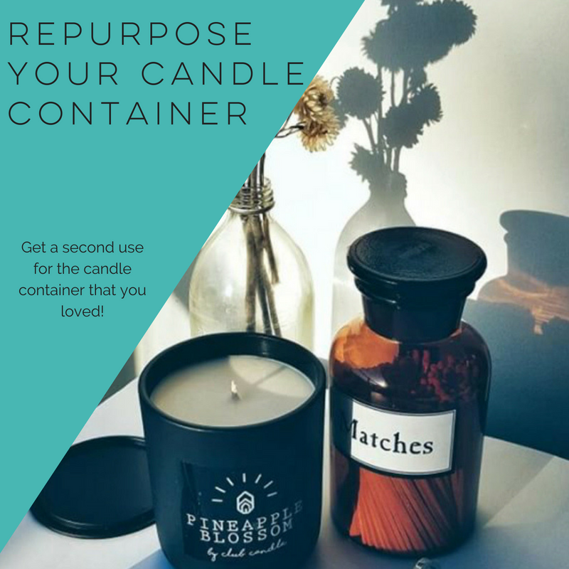 Repurpose your candle container - Club Candle