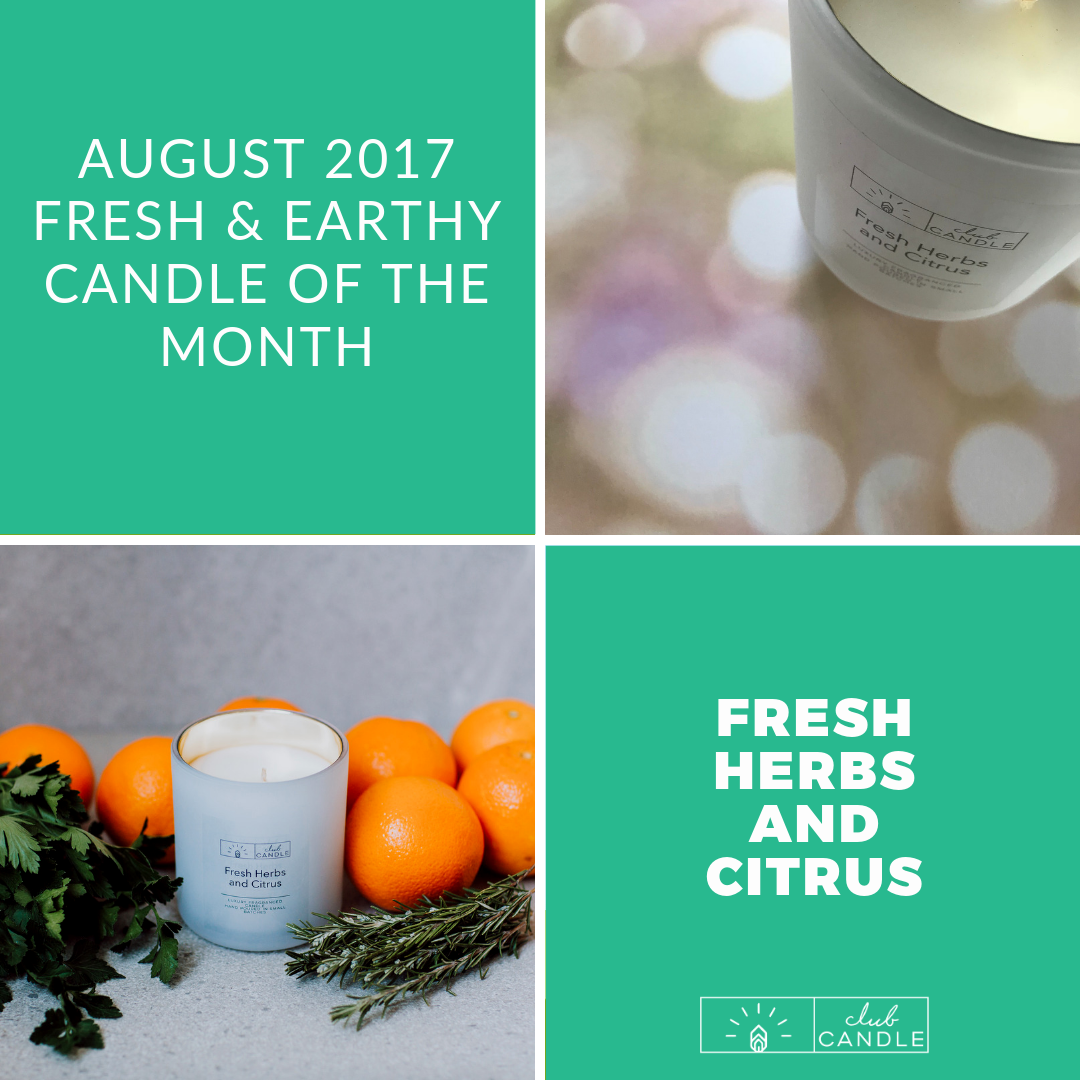 Candle of the Month – Fresh Herbs and Citrus