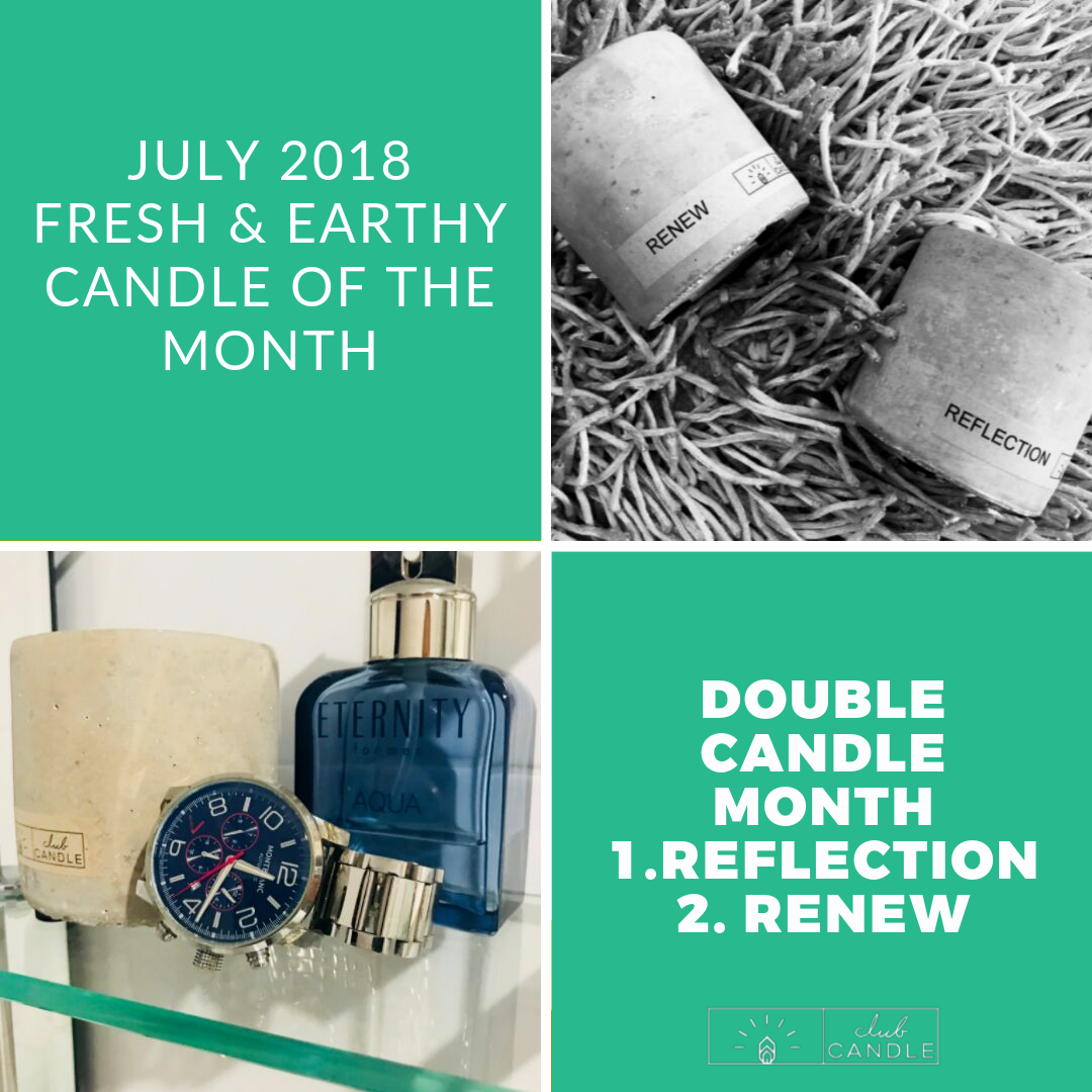 Candle of the Month – Reflection and Renew Club Candle