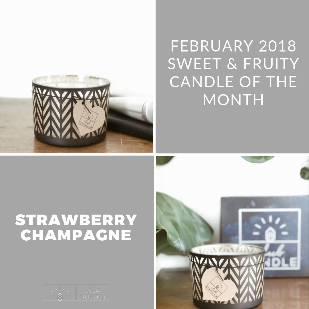 Candle of the Month – Strawberry Champagne Club Candle