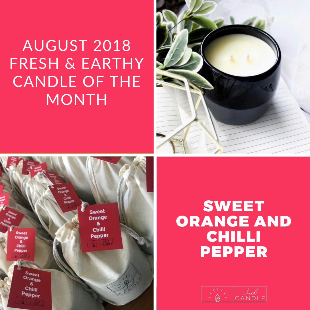 Candle of the Month – Sweet Orange and Chilli Pepper Club Candle