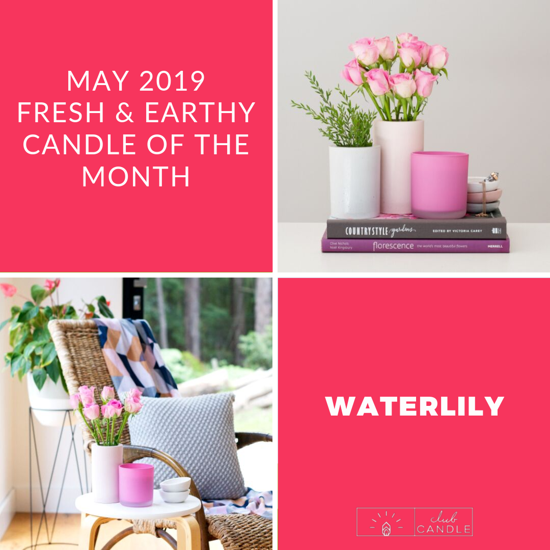 Candle of the Month – Waterlily