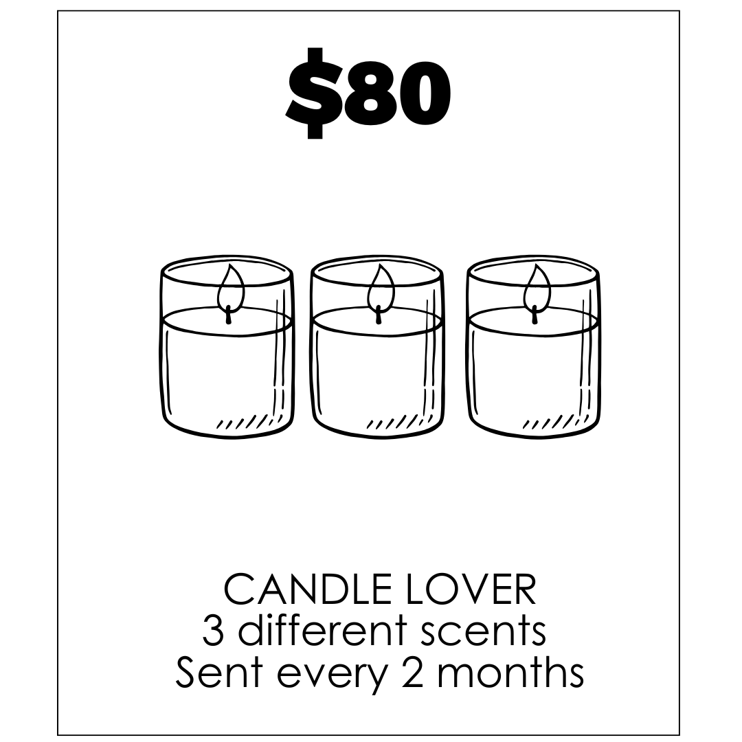 3 x candles